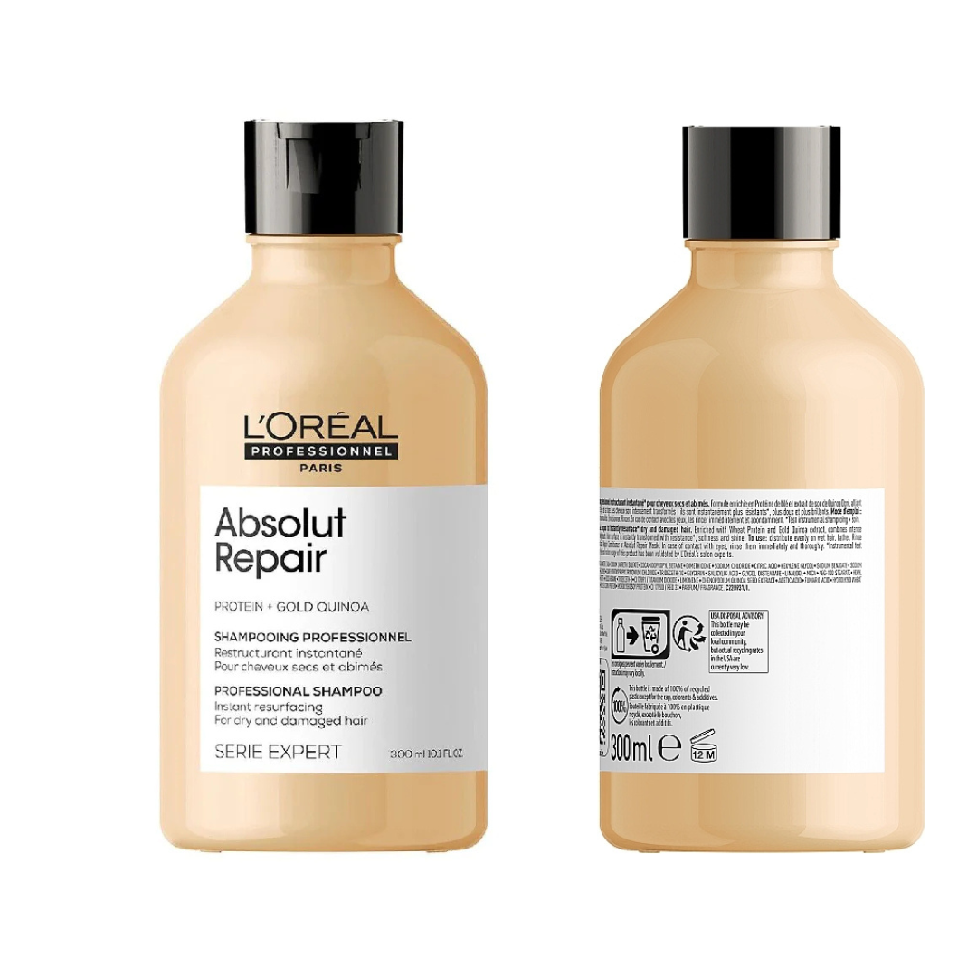 Loreal Professionnel Absolut Repair Gold Quinoa + Protein Shampoo 300-ML