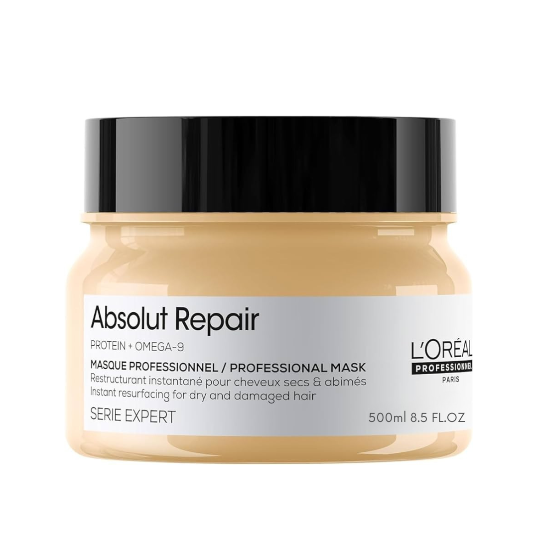 Loreal Professionnel Absolut Repair Protein + Gold Quinoa Mask 500 Ml