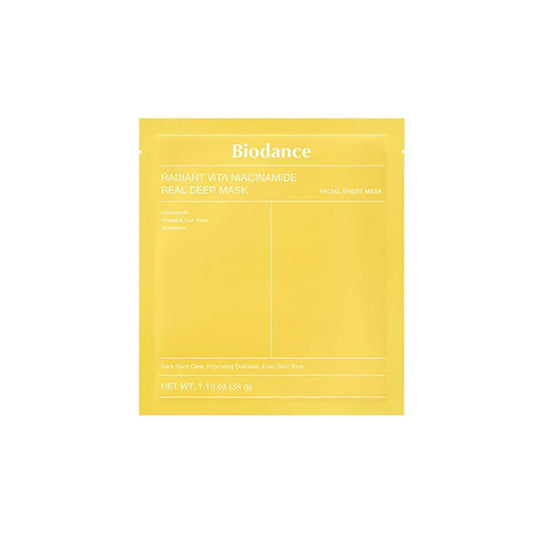 Biodance Radiant Vita Niacinamide Real Deep Mask - 34g