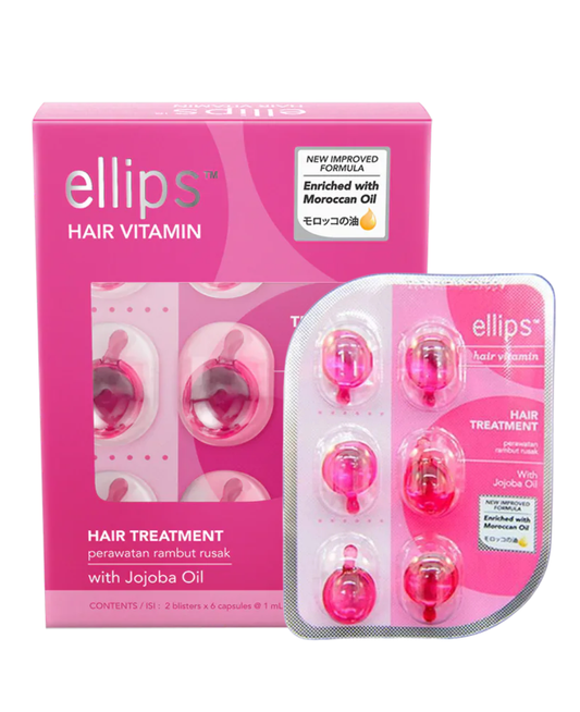 ELLIPS Vitamin Treatment Serum For Damage Hair - 12 Capsules