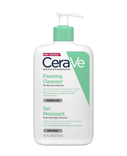 CeraVe Foaming Cleanser For Normal To Oily Skin - 473 Ml
