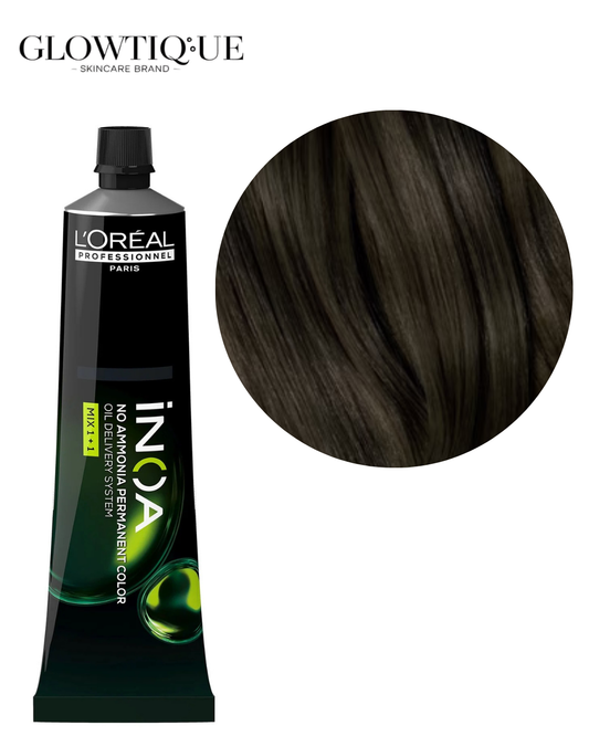 Loreal Professionnel INOA 6.1 Dark Ash Blonde Hair Color Cream 60g