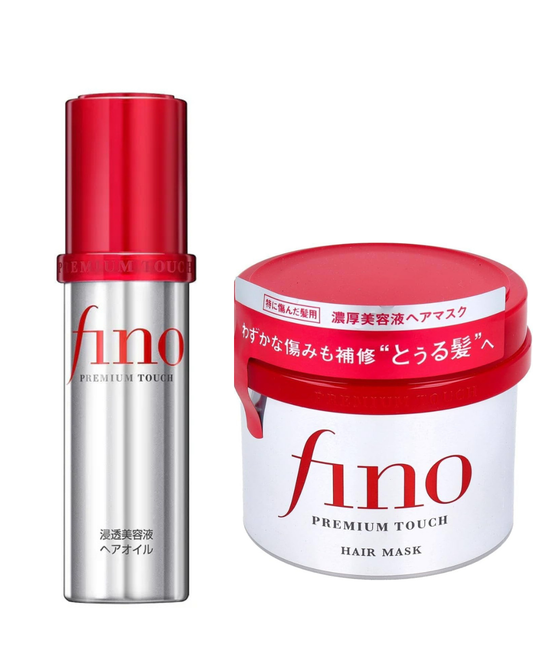 Fino Premium Touch Hair Mask & Hair Oil Bundle